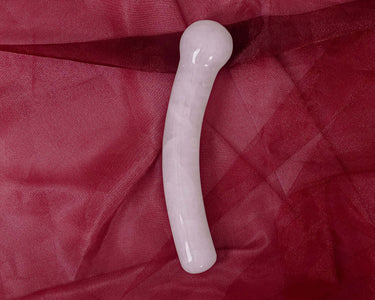 CLEAR QUARTZ YONI WAND - THE PEARL CLAIRE - Yoni Wanderland